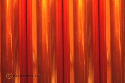 Bespann Folie Air Outdoor transparent orange (Breite 600 mm, 2m Rolle)