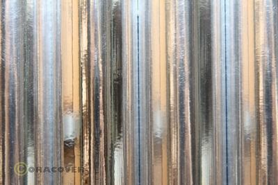 Bespann Folie Air Light light chrom (Breite 600 mm, 2m Rolle)