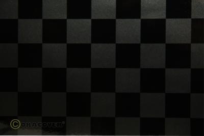 Oracover Bespannfolie Bügelfolie Fun3 perlmutt graphit schwarz (Breite 600 mm, 10m Rolle)