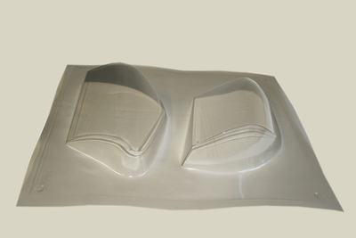 Frontscheiben groß (BK-117 (1,8)) -Rauchglas-