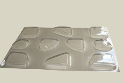 Scheibensatz groß (BK-117 (1,8)) -Rauchglas-