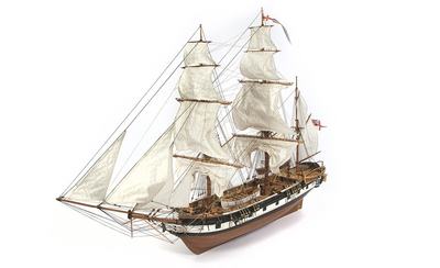 HMS Beagle (Schiffsbausatz mit Segel, Maßstab 1:60)