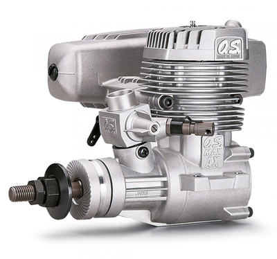 Flug Motor OS Max-75AX (12,29cm³, 2-Takt mit Schalldämpfer)