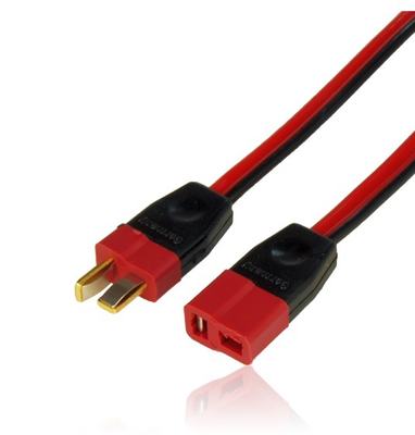 T-Stecker-PIK Verlängerung, Kabel 1 mm² (20cm)