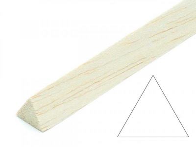 Balsa Dreikantleiste 8 x 8 x 8 x 1000mm (10 Stück)