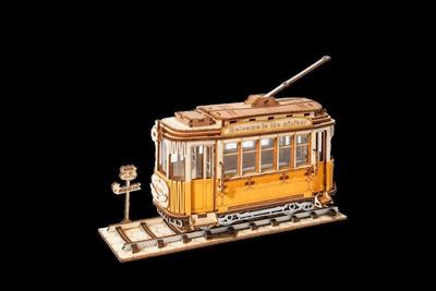 Straßenbahn (Lasercut Holzbausatz)