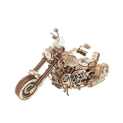 Cruiser Motorrad (Lasercut Holzbausatz)