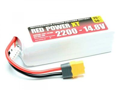 LiPo Akku Red Power XT 2200mAh 4S - 14,8V