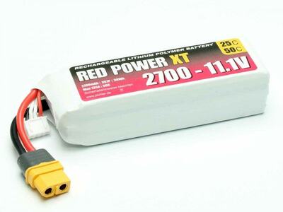 LiPo Akku Red Power XT 2700mAh 3S - 11,1V