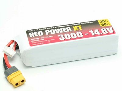 LiPo Akku Red Power XT 3000mAh 4S - 14,8V