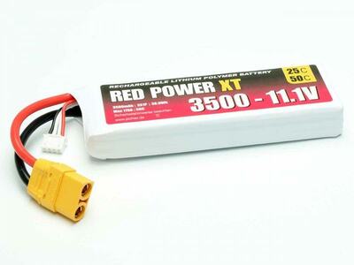 LiPo Akku Red Power XT 3500mAh 3S - 11,1V