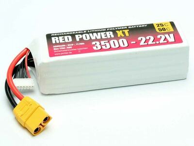 LiPo Akku Red Power XT 3500mAh 6S - 22,2V