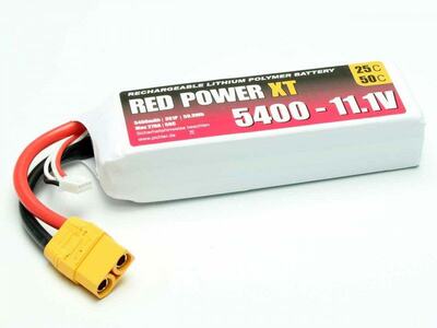 LiPo Akku Red Power XT 5400mAh 3S - 11,1V