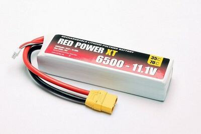 LiPo Akku Red Power XT 6500mAh 3S - 11,1V