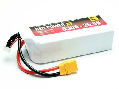 LiPo Akku Red Power XT 6500mAh 7S - 25,9V
