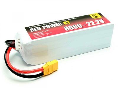 LiPo Akku Red Power XT 8000mAh 6S - 22,2V