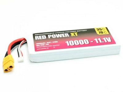 LiPo Akku Red Power XT 10000mAh 3S - 11,1V