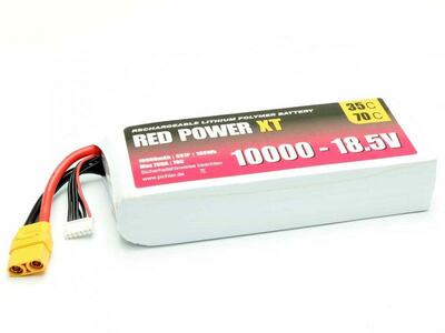 LiPo Akku Red Power XT 10000mAh 5S - 18,5V