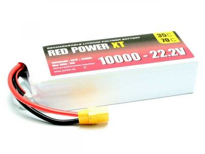 LiPo Akku Red Power XT 10000mAh 6S - 22,2V