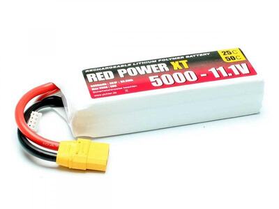 LiPo Akku Red Power XT 5000mAh 3S - 11,1V