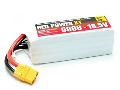 LiPo Akku Red Power XT 5000mAh 5S - 18,5V