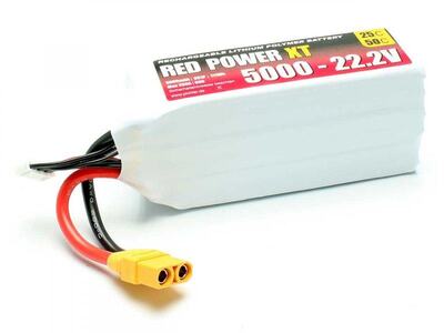 LiPo Akku Red Power XT 5000mAh 6S - 22,2V