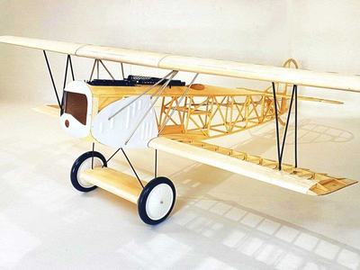 RC Flugzeug Fokker D7 (Holzbausatz, SW=210cm)