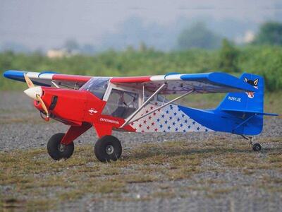 RC Flugzeug Sky Fox (rot) / 2540 mm
