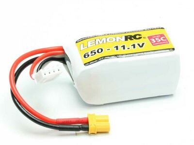LiPo Akku LemonRC 650mAh 3S - 11,1V (35C)