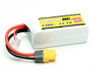 LiPo Akku LemonRC 1300mAh 3S - 11,1V (35C)