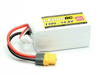 LiPo Akku LemonRC 1300mAh 4S - 14,8V (35C)