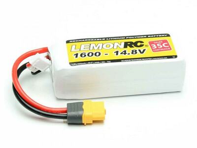 LiPo Akku LemonRC 1600mAh 4S - 14,8V (35C)