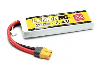 LiPo Akku LemonRC 2600mAh 2S - 7,4V (35C)