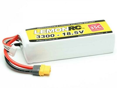 LiPo Akku LemonRC 3300mAh 5S - 18,5V (35C)