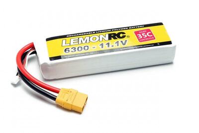 LiPo Akku LemonRC 6300mAh 3S - 11,1V (35C)