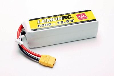 LiPo Akku LemonRC 6300mAh 5S - 18,5V (35C)