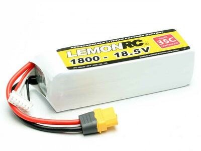 LiPo Akku LemonRC 1800mAh 5S - 18,5V (35C)