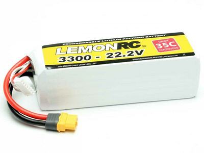 LiPo Akku LemonRC 3300mAh 6S - 22,2V (35C)