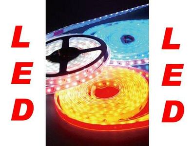 LED Leuchtstreifen gelb (5m Rolle)