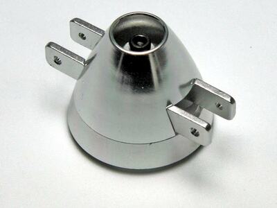 Alu Spinner mit Kühlluftöffnung Ø40mm / 3mm