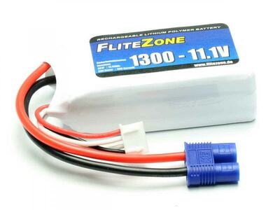 LiPo Akku FliteZone 1300mAh 3S - 11,1V