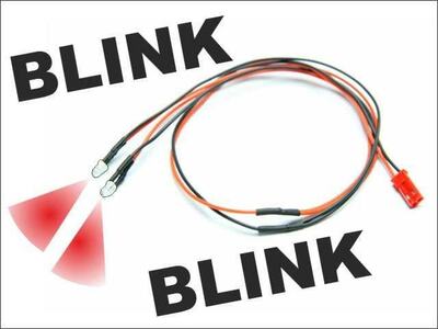 LED Kabel blinkend (rot)