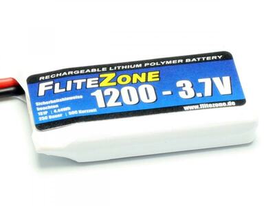 LiPo Akku FliteZone 1200mAh 1S - 3,7V
