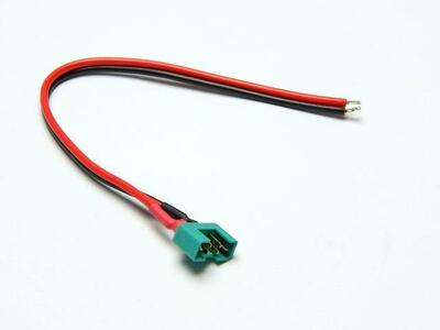 Stecker MPX 6-pol grün mit Kabel