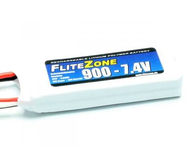LiPo Akku FliteZone 900mAh 2S - 7,4V