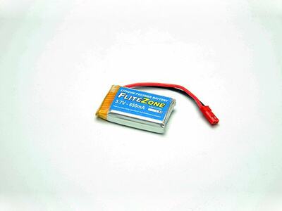 LiPo Akku FliteZone 650mAh 1S - 3,7V (z.B. Sport Drone 400)