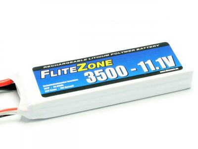 LiPo Akku FliteZone 3500mAh 3S - 11,1V + T Stecker