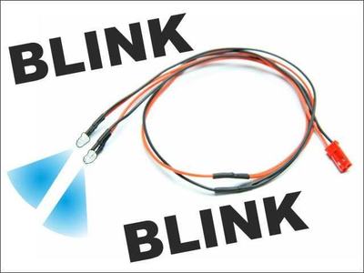 LED Ø 5mm Kabel blinkend (blau)