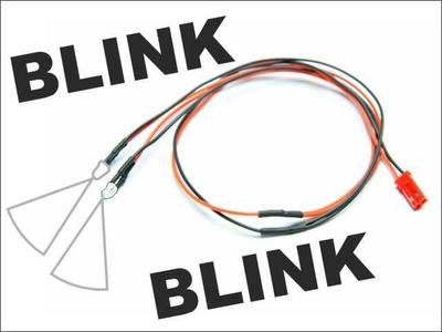 LED Ø 5mm Kabel blinkend (weiß)