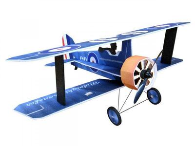 RC Flugzeug Crack Camel blau / 875mm